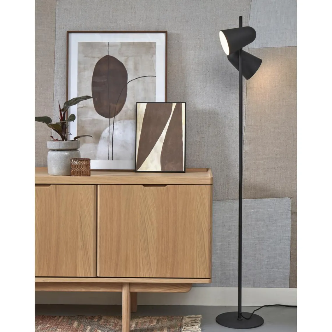 It s About Romi Lampe sur Pied Len Métal SALAMANCA Noir Best