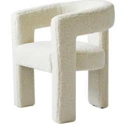 3S. x Home Le Fauteuil ARUSHA design moderne Blanc New