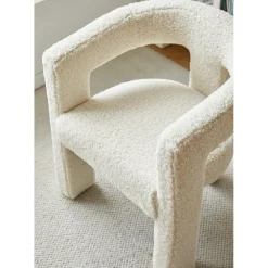 3S. x Home Le Fauteuil ARUSHA design moderne Blanc New