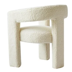 3S. x Home Le Fauteuil ARUSHA design moderne Blanc New