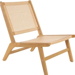 3S. x Home Le fauteuil intérieur extérieur en acacia massif AGUILARES style scandinave marron Outlet