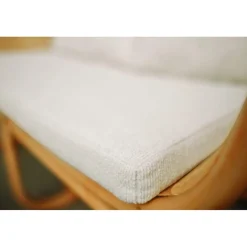 3S. x Home Le Fauteuil MOROTAI design scandinave épuré assise en rotin naturel et tissu etanche Online