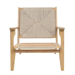 3S. x Home Le fauteuil VALDIVIA design scandinave en acacia massif et en corde esthétique intemporel Hot