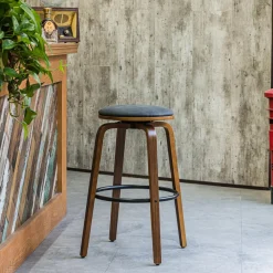 3S. x Home Le lot de tabouret de bar MORENO design industriel élégant assise garnie de mousse ultra-dense Outlet