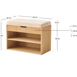 3S. x Home Le meuble à Chaussures KUBO allie à la perfection le style scandinave design intemporel Clearance