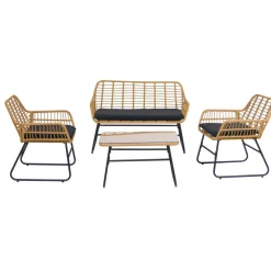 3S. x Home Le salon de jardin DANANG style scandinave et sa couleur noire intemporelle Online