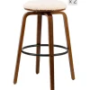 3S. x Home Le tabouret de bar MORENO design industriel élégant assise garnie premium avec une mousse ultra-dense Outlet