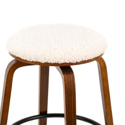 3S. x Home Le tabouret de bar MORENO design industriel élégant assise garnie premium avec une mousse ultra-dense Outlet