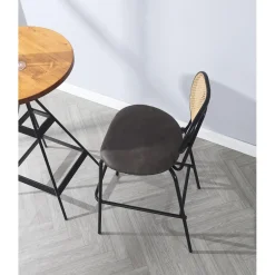 3S. x Home Le tabouret de bar OREBRO design industriel élégant assise garnie de mousse ultra-dense Hot