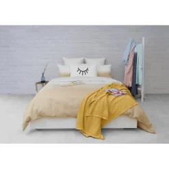 L'Officiel Interiors Les basiques - Plaid en coton ocre Best