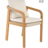 3S. x Home Les chaises intérieur extérieur en bois massif DELGADO design intemporel style scandinave Hot