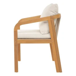 3S. x Home Les chaises intérieur extérieur en bois massif DELGADO design intemporel style scandinave Hot