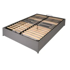 3S. x Home Lit avec coffre authentique gris en acier New