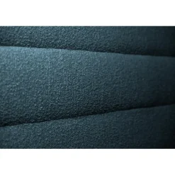 Wtb Lit avec tête de lit lignes bouclette et sommier kit Bleu Discount