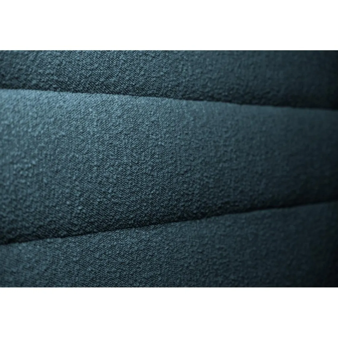 Wtb Lit avec tête de lit lignes bouclette et sommier kit Bleu Discount