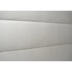 Wtb Lit coffre avec tête de lit lignes Velours Gris clair Clearance