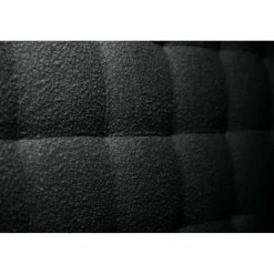 Wtb Lit coffre avec tête de lit capitonnee Bouclette Noir