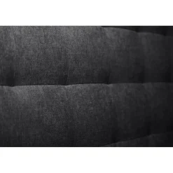 Wtb Lit coffre avec tête de lit capitonnee Tissu Noir Best