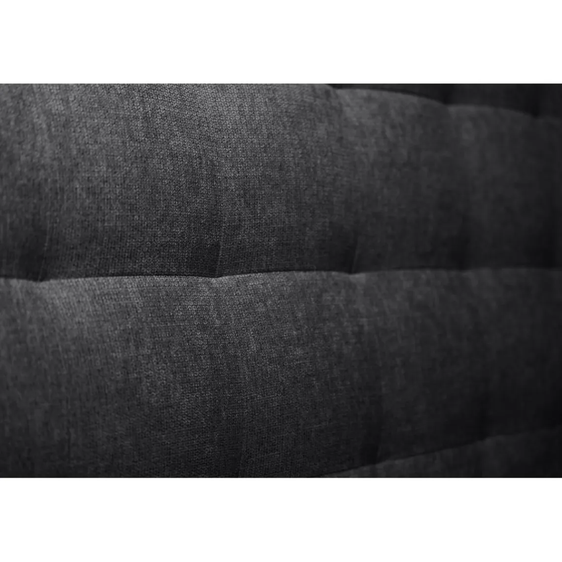 Wtb Lit coffre avec tête de lit capitonnee Tissu Noir Best