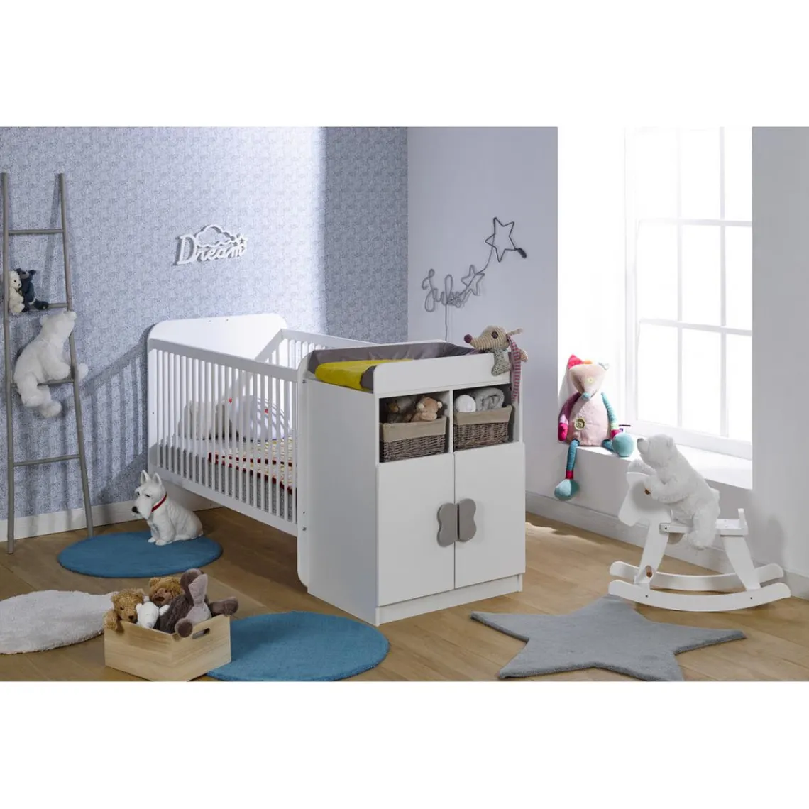 3S. x Home Lit combi MADRID - Blanc Best