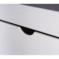 3S. x Home Lit En Bois Avec 4 Espaces De Rangement 90x200 KALO Blanc Best