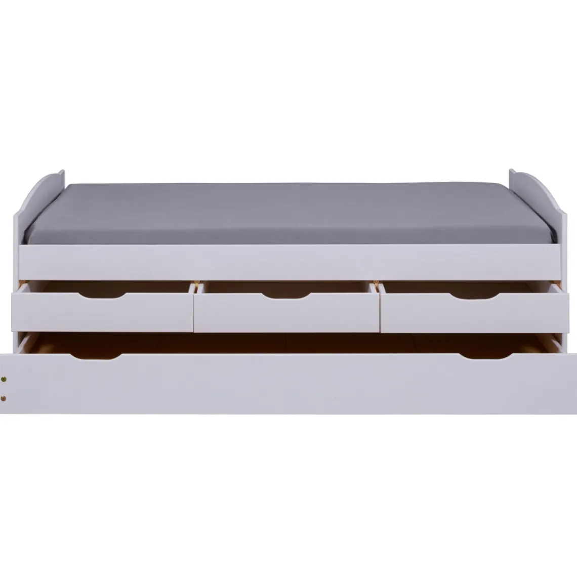 3S. x Home Lit en Pin Massif 90x190 ULLI Blanc Sale