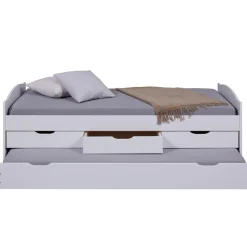 3S. x Home Lit en Pin Massif 90x190 ULLI Blanc Sale