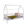 3S. x Home Lit FUNKY HOUSEBED 90x200cm blanc sanc sommier Outlet