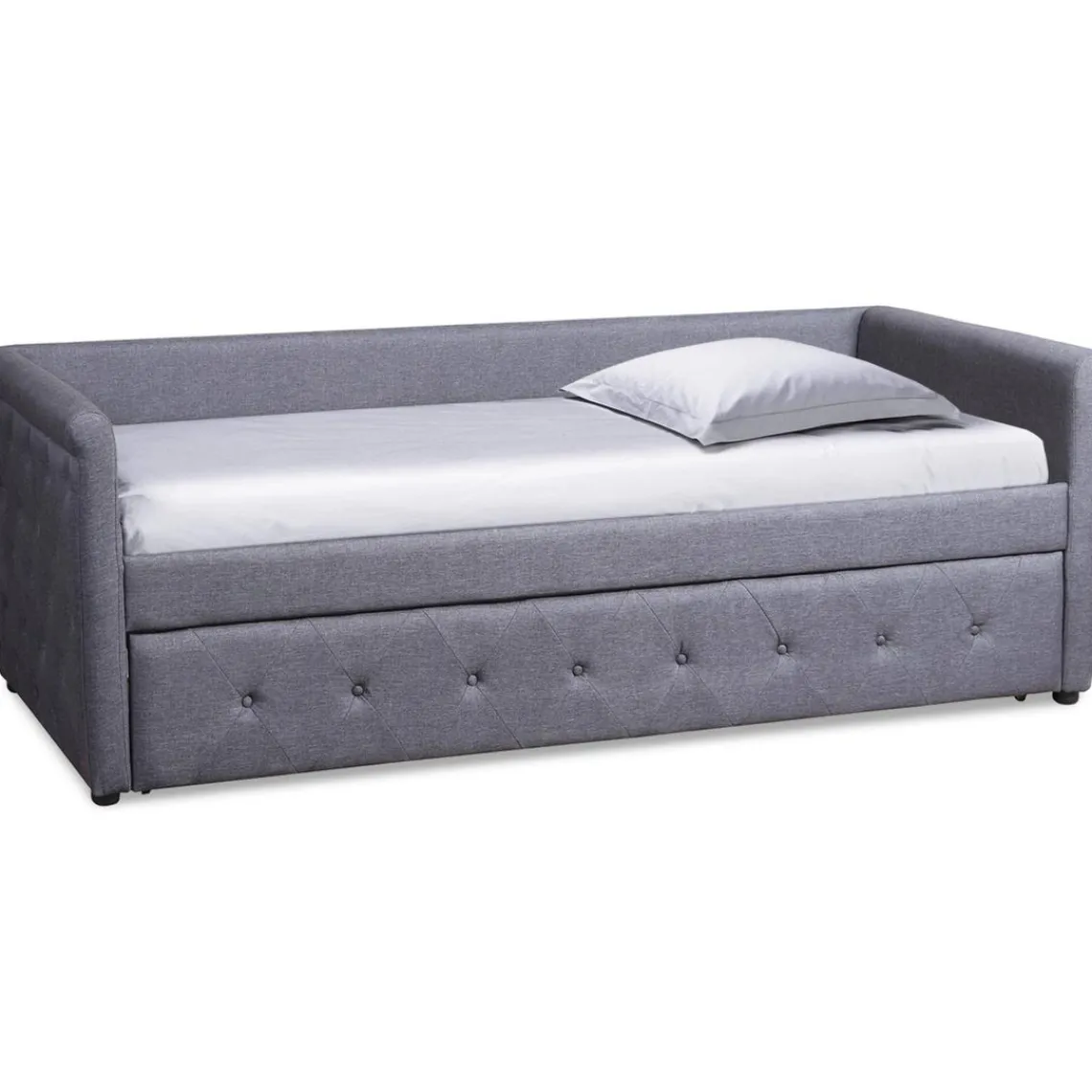 3S. x Home Lit simple gigogne Garry Tissu Gris Foncé New