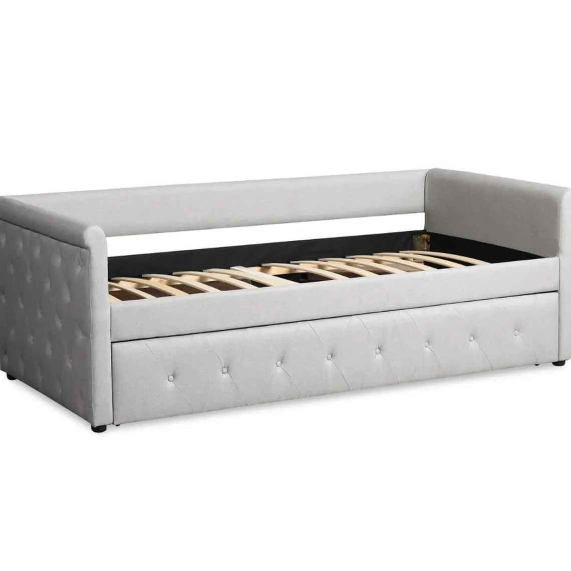 3S. x Home Lit simple gigogne Garry Tissu Beige grisé Hot