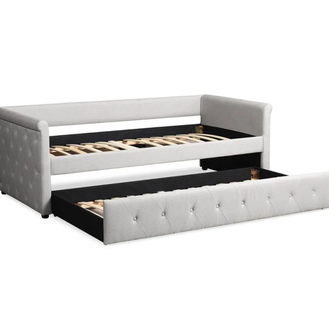 3S. x Home Lit simple gigogne Garry Tissu Beige grisé Hot