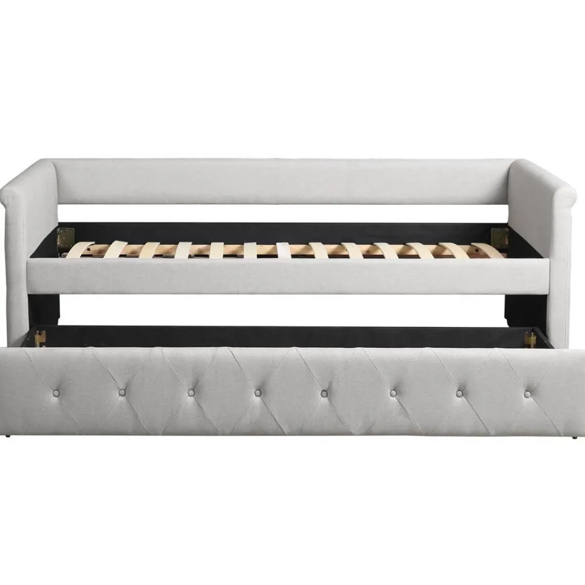 3S. x Home Lit simple gigogne Garry Tissu Beige grisé Hot