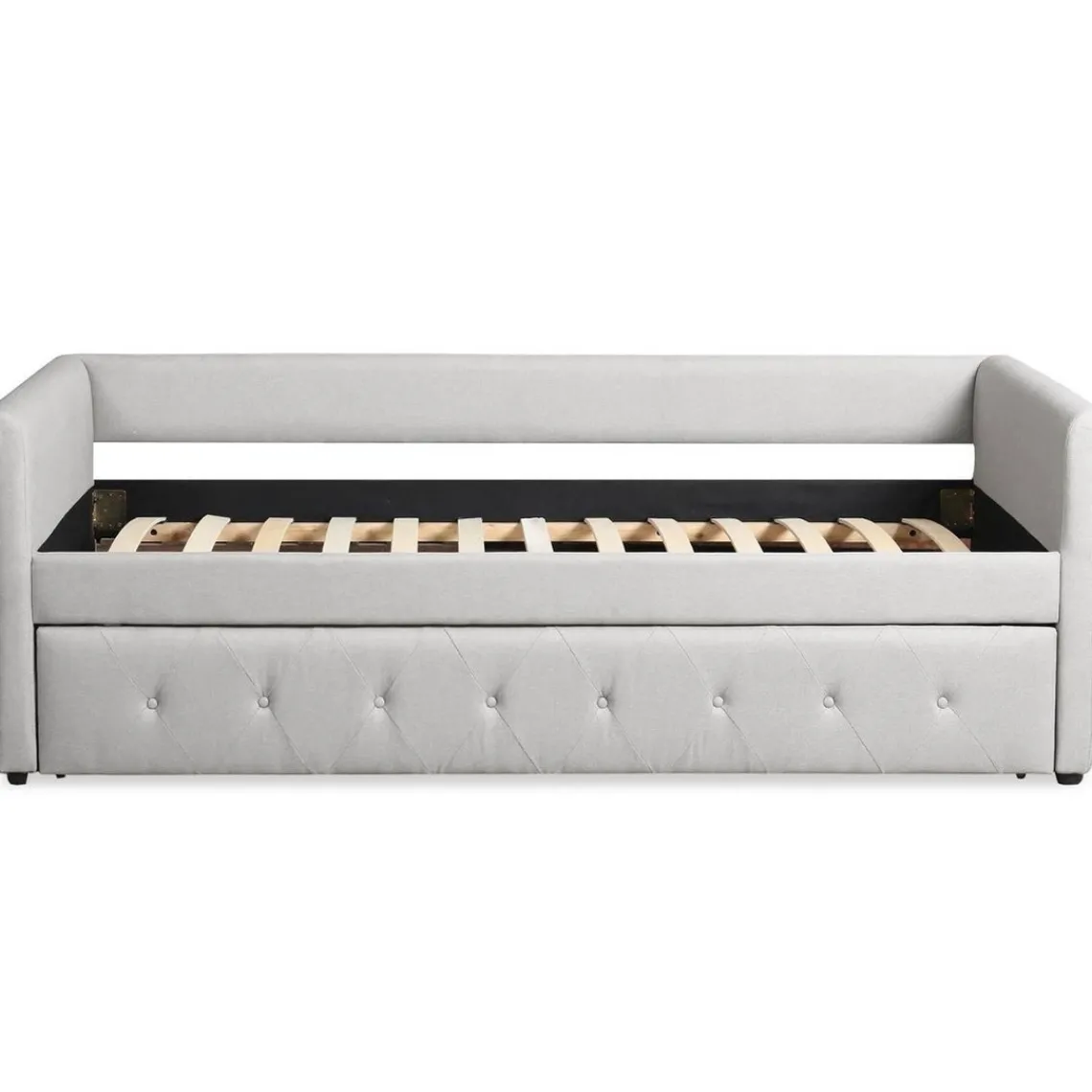 3S. x Home Lit simple gigogne Garry Tissu Beige grisé Hot