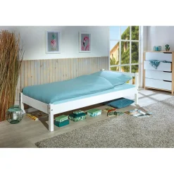3S. x Home Lit simple 90x200 COLMAR Blanc Outlet