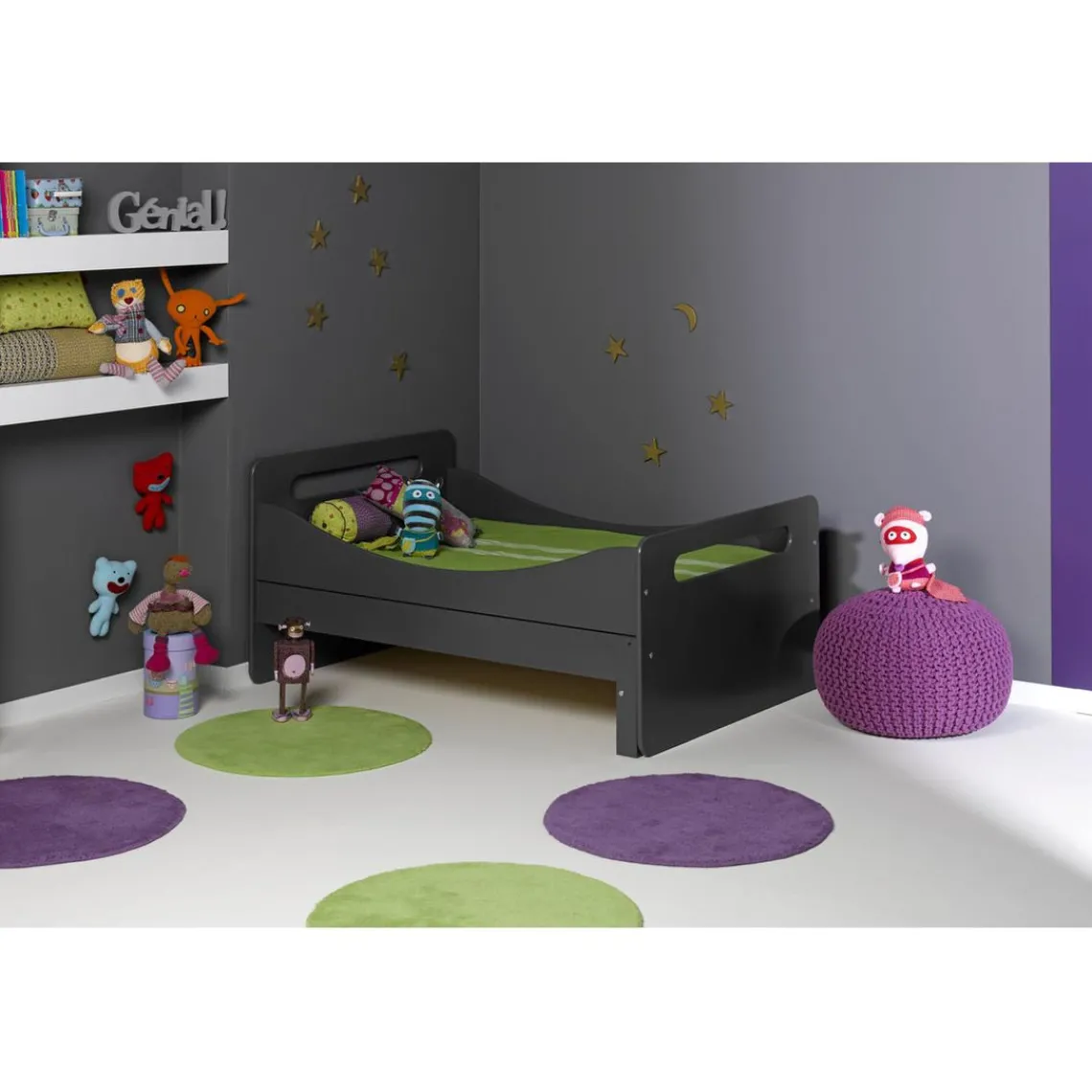 3S. x Home Lit évolutif Ardoise FEROE Bleu Hot