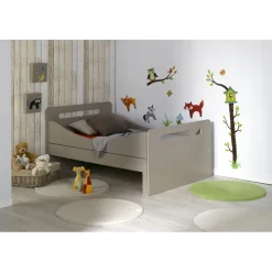 3S. x Home Lit évolutif Lin FEROE Marron Outlet