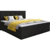 3S. x Home Lit-Coffre Avec Matelas Et Sur-Matelas ROVINKA 180cm Simili Noir Outlet