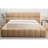3S. x Home Lit-coffre complet avec rebords matelassés Challow Tissu Beige Best