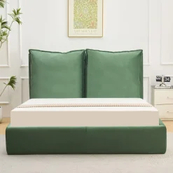 3S. x Home Lit-coffre Coussino sommier relevable Velours Clearance