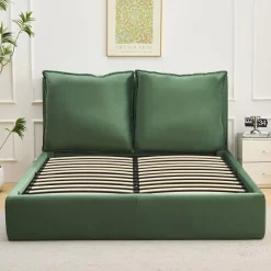 3S. x Home Lit-coffre Coussino sommier relevable Velours Clearance