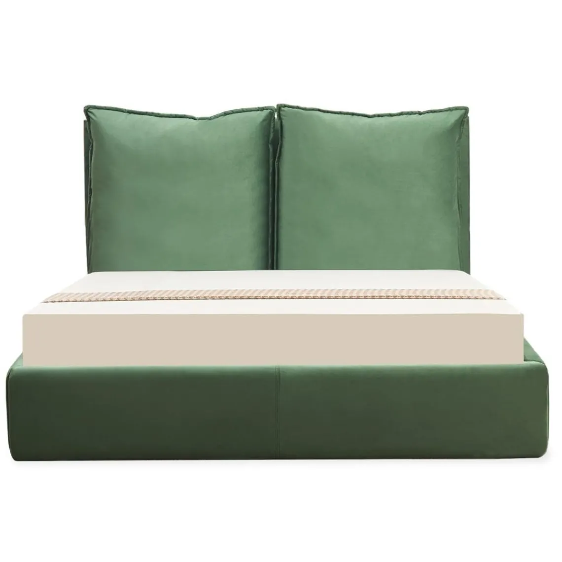 3S. x Home Lit-coffre Coussino sommier relevable Velours Clearance