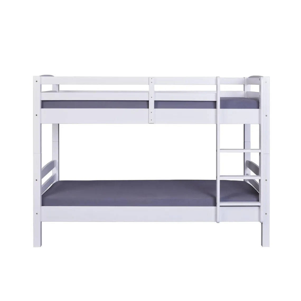 3S. x Home Lits superposés Sécables Blanc en Pin massif ADLEI New