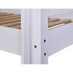 3S. x Home Lits superposés Sécables Blanc en Pin massif ADLEI New