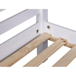 3S. x Home Lits superposés Sécables Blanc en Pin massif ADLEI New