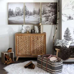 Becquet Logue sac à buches jacquard Online