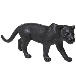 3S. x Home Léopard en mouvement en résine 70x18x28cm New