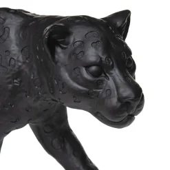 3S. x Home Léopard en mouvement en résine 70x18x28cm New