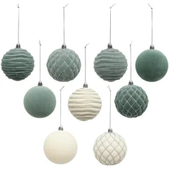 3S. x Home Lot 9 boules déco Vert