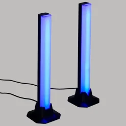 3S. x Home Lot de 2 barres lumineuses - Noir Sale