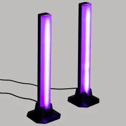 3S. x Home Lot de 2 barres lumineuses - Noir Sale